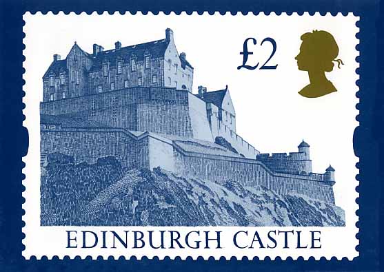 1993 GB - PHQ D4 - £2 Edinburgh Definitive Card - MNH